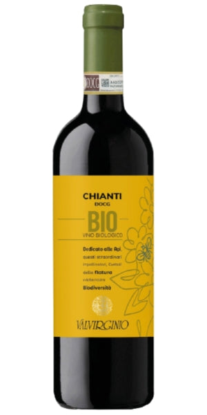 Valvirginio Chianti biologico Italy Red Wine by Whelehans Wines.