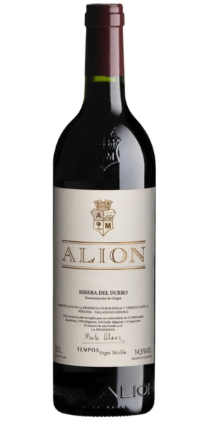 Vega Sicilia Alion 2020 by Whelehans Wines. 
