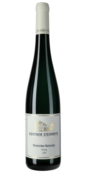 Bottle of Weingut Gunther Steinmetz, Wintricher Geierslay 'GW' Riesling, 2023 by Whelehans Wines.