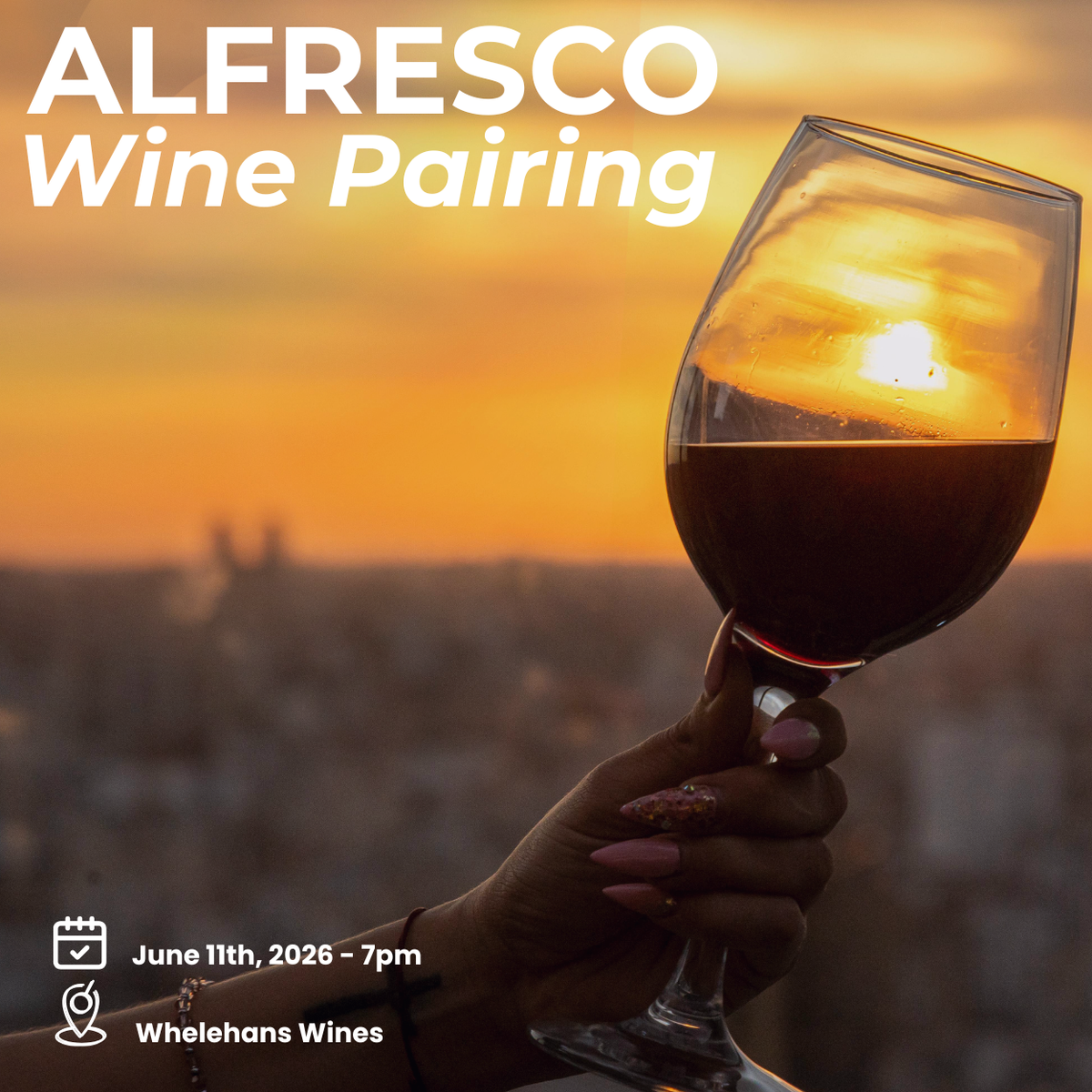 Exploration Thursday | Thursday 11th June 2026 - Alfresco Wine Pairing