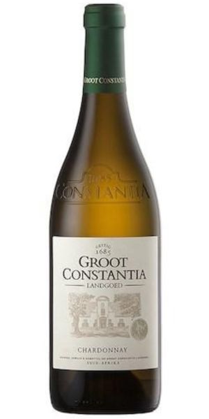 Bottle of Groot Constantia Chardonnay, 2023 by Whelehans Wines. 