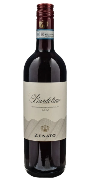 Bottle of Zenato Bardolino, Veneto, 2024 by Whelehans Wines. 